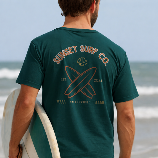 Sunset Surf co - Tee