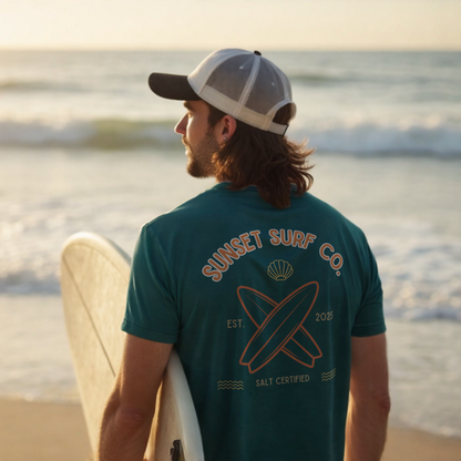 Sunset Surf co - Tee